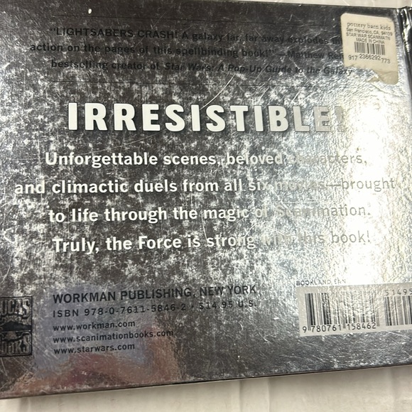 Star Wars animated "scanimation" Book collectors book hardcover - Picture 3 of 6